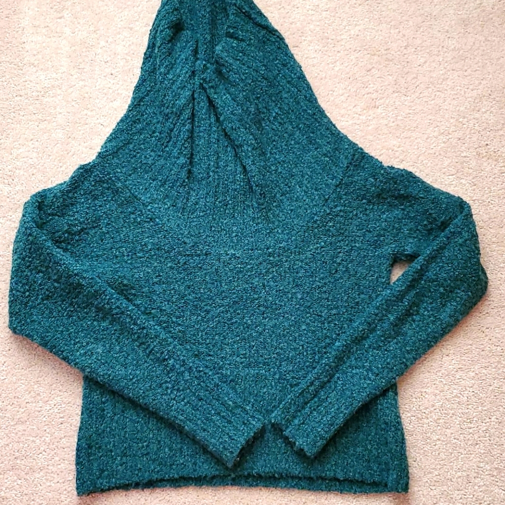 Juniors MUDD sweater cowl neck, crop